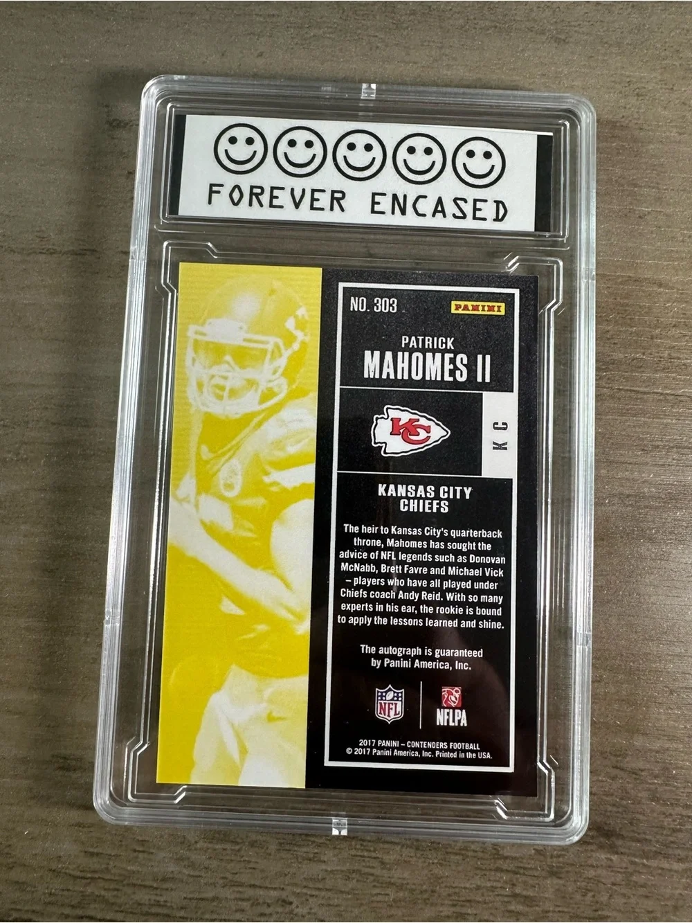 Patrick Mahomes II Rookie Ticket Autograph Holo Novelty Card Gem Mint 10